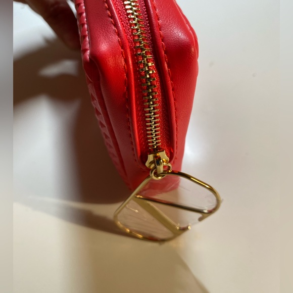Valentino Hot Pink Lipstick Tote / Change Purse NWOT - Picture 4 of 9